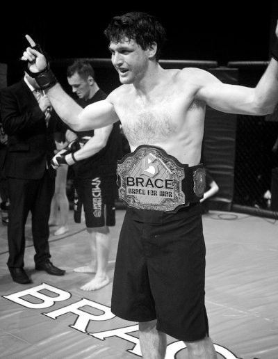 Sonny Brown winning the Brace Lightweight MMA Title
