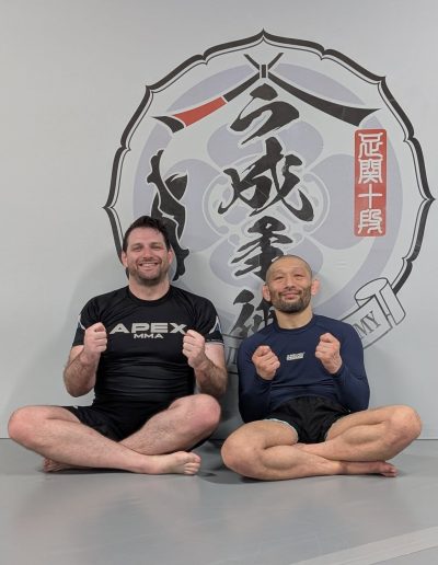 Sonny Brown training No-Gi Jiu-Jitsu with Masakazu Imanari