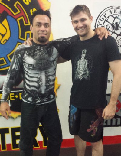 Sonny Brown training No-Gi Jiu-Jitsu with Eddie Bravo